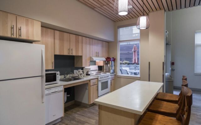 apartment kitchen in a senior living home