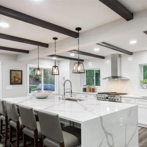 newly remodeled kitchen